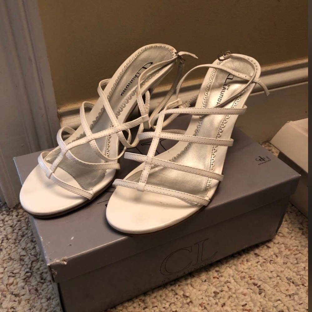 CL Laundry Strappy Heels